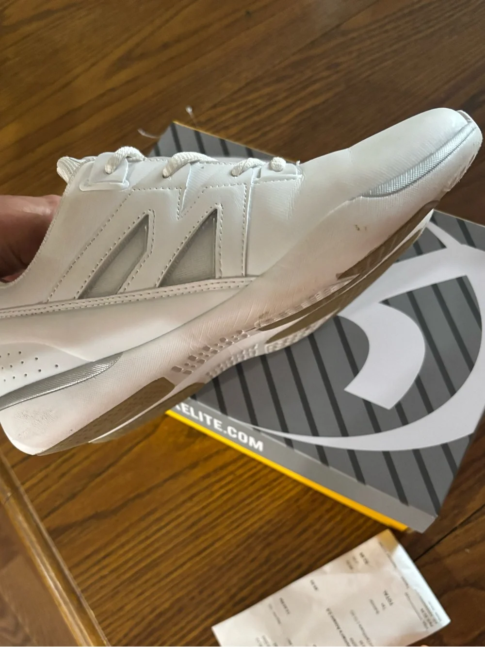 GK Elite White cheer Sneaker
